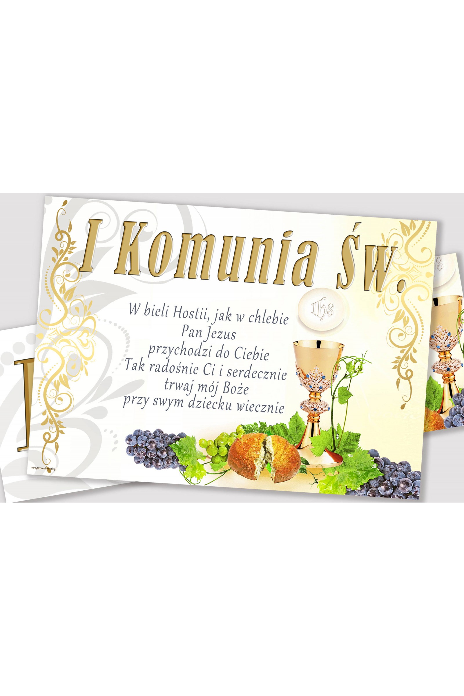 Personalized decorative communion set - Chalice - obraz 3