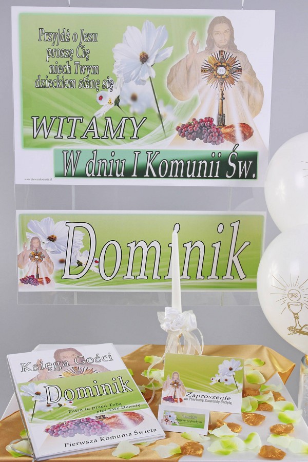 Personalized communion poster with a name - Blavatsky Personalized communion poster with a name - Blavatsky - obraz 1