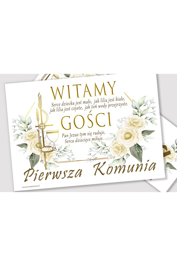 Affiche de communion personnalisée avec prénom - Gracia Affiche de communion personnalisée avec prénom - Gracia - obraz 2