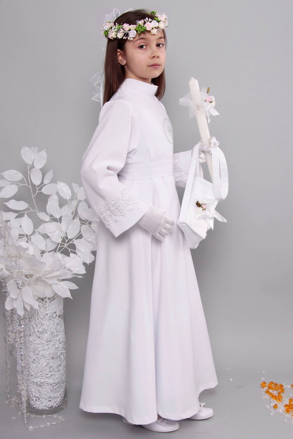 Aube de communion avec guipure 14a/UK-R2 - obraz 4