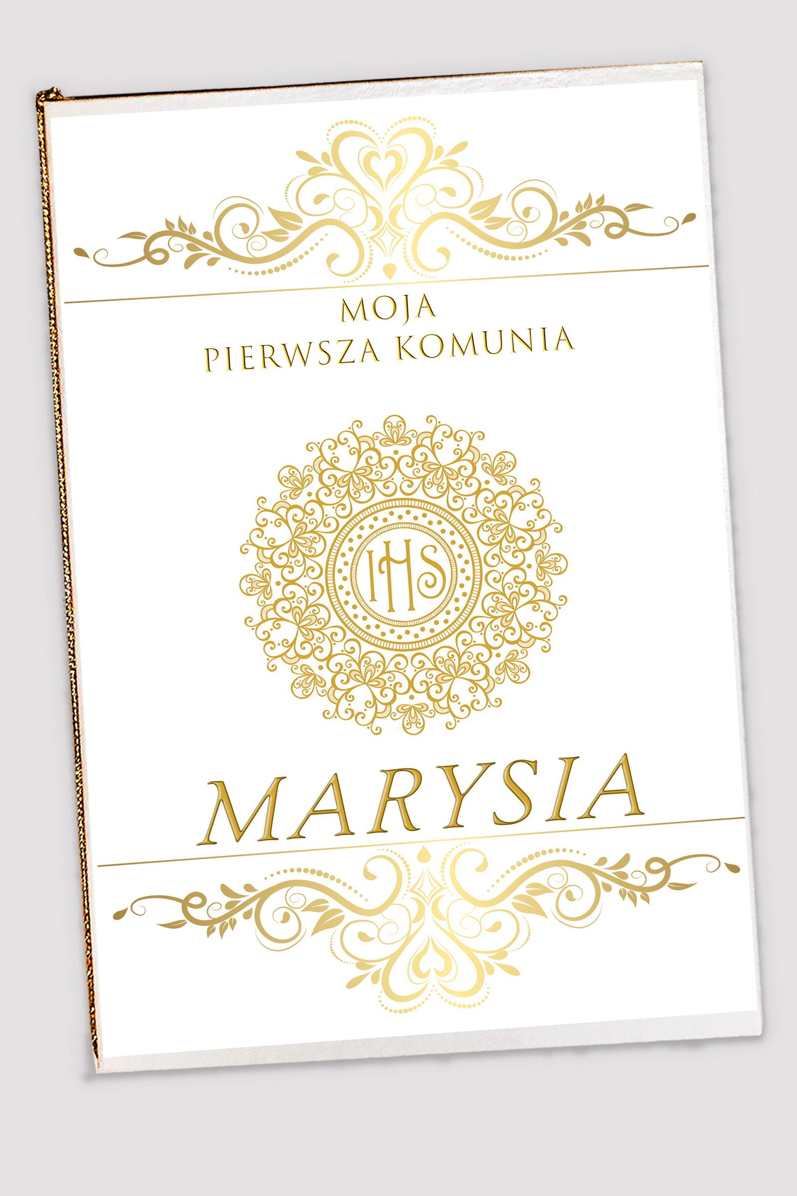 Personalized communion memorial book - Elegance Personalized communion memorial book - Elegance - obraz 1
