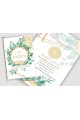 Personalized communion souvenir book - Fine Eucalyptus - obraz 1