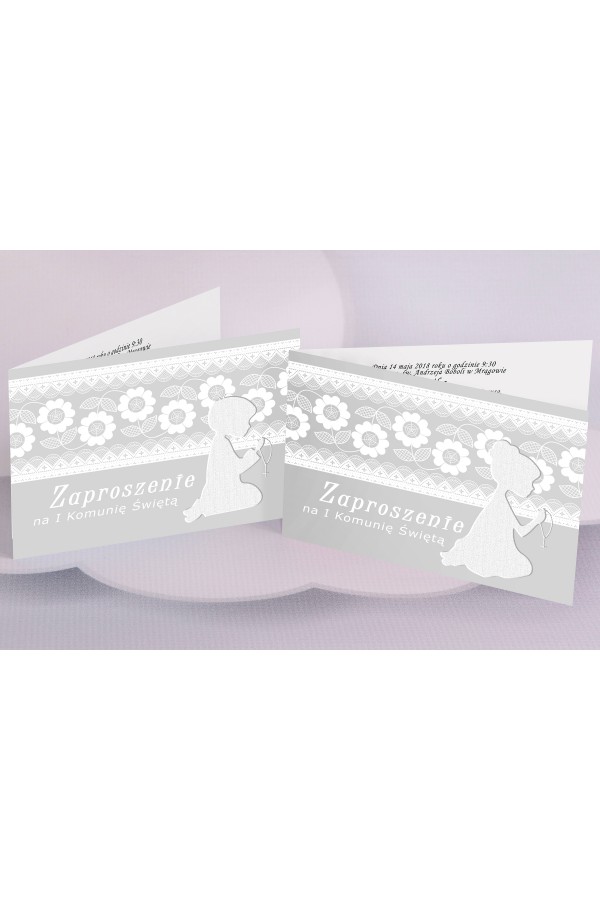 Invitations de communion personnalisées populaires - Enfants (1,2) Invitations de communion personnalisées populaires - Enfants (1,2) - obraz 1