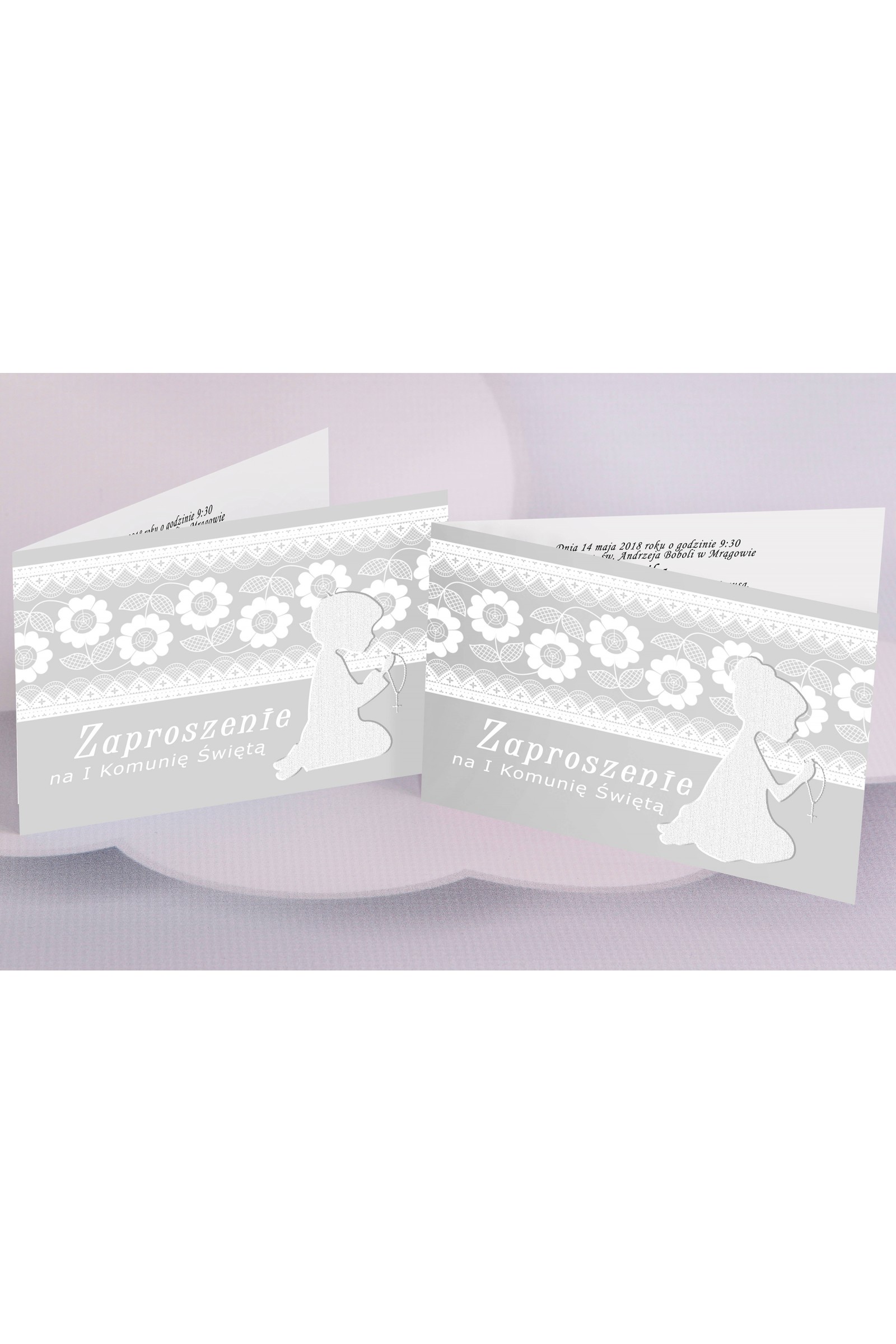 Invitations de communion personnalisées populaires - Enfants (1,2) Invitations de communion personnalisées populaires - Enfants (1,2) - obraz 1