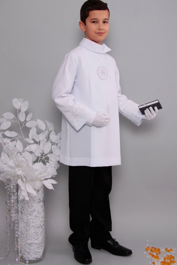 Communion dress with guipure 2wg/UK-AK2 - obraz 2