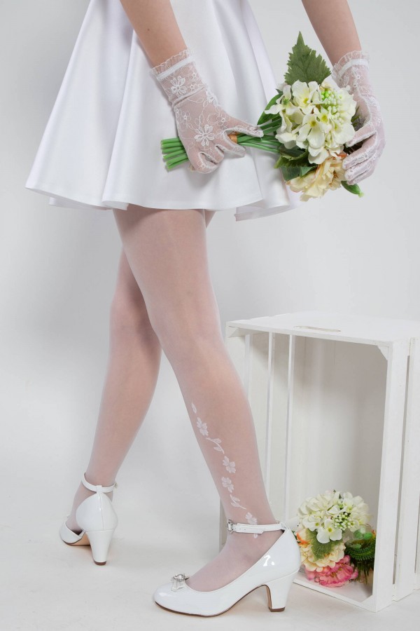 Collants de communion élégants - Motif Alicia 2 Collants de communion élégants - Motif Alicia 2 - obraz 6