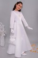 Satin communion dress 1/UK-ST - obraz 3