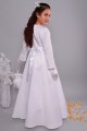 Satin communion dress 1/UK-ST - obraz 5