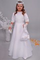 Robe de communion en satin 2/UK-ST - obraz 4