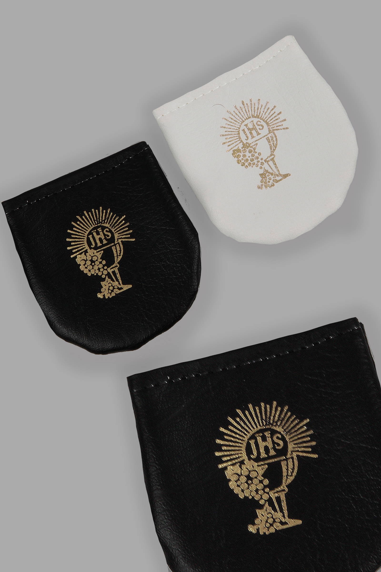Étui de communion pour chapelet en cuir écologique - avec fermeture velcro Étui de communion pour chapelet en cuir écologique - avec fermeture velcro - obraz 0