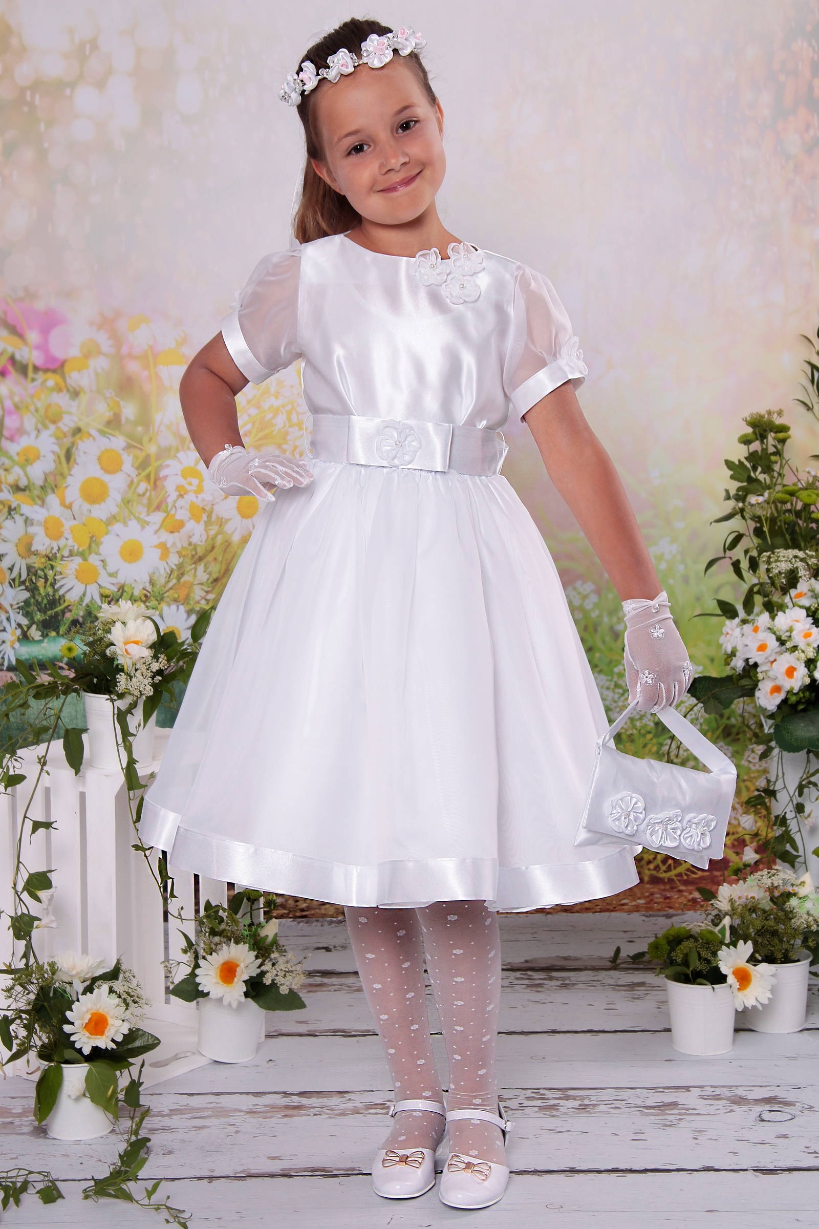 Robe de communion classique 36/UK-SK - obraz 0