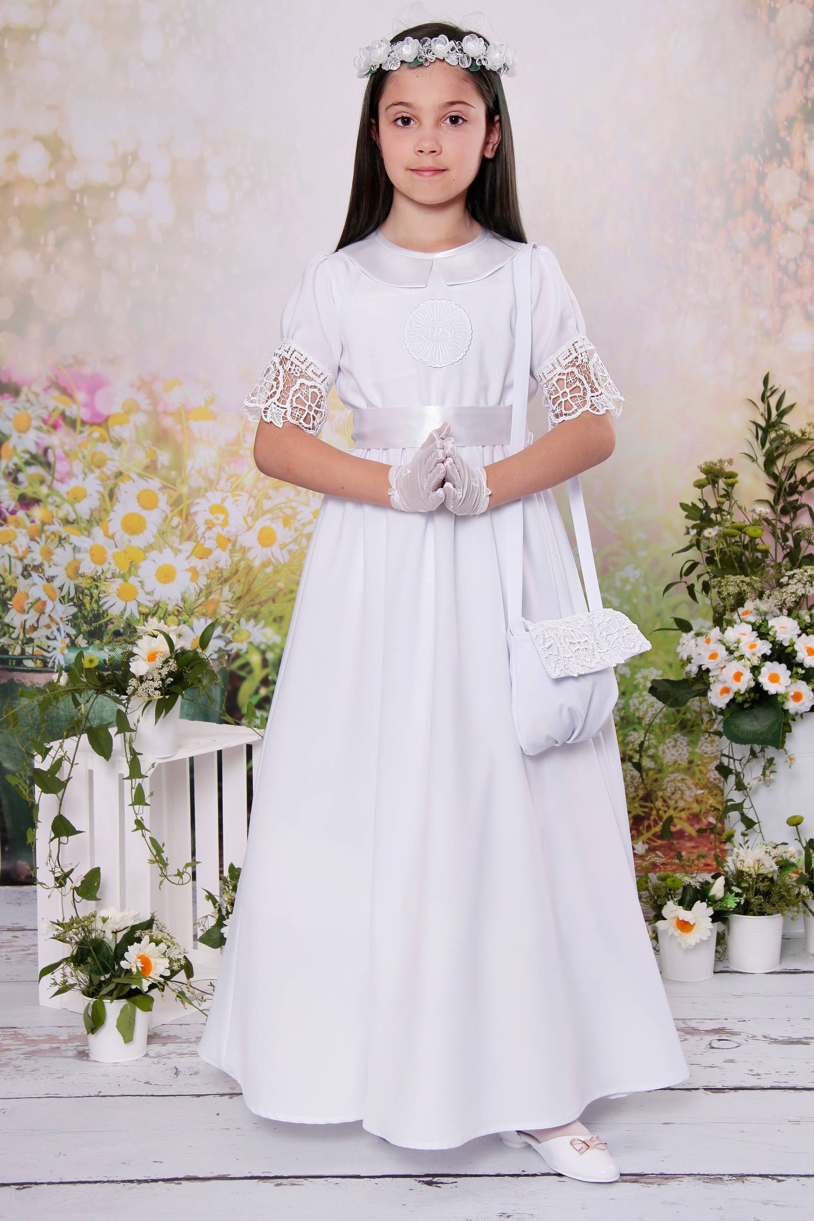 Robe de communion classique 34/UK-SK - obraz 0