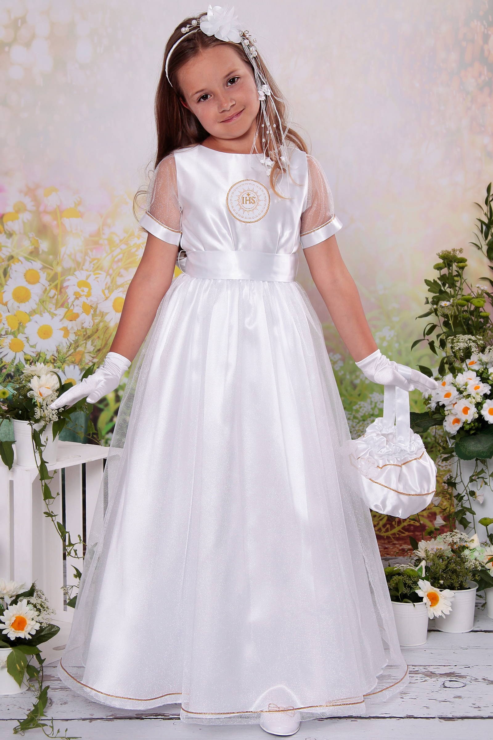 Robe de communion classique 23/UK-SK - obraz 0