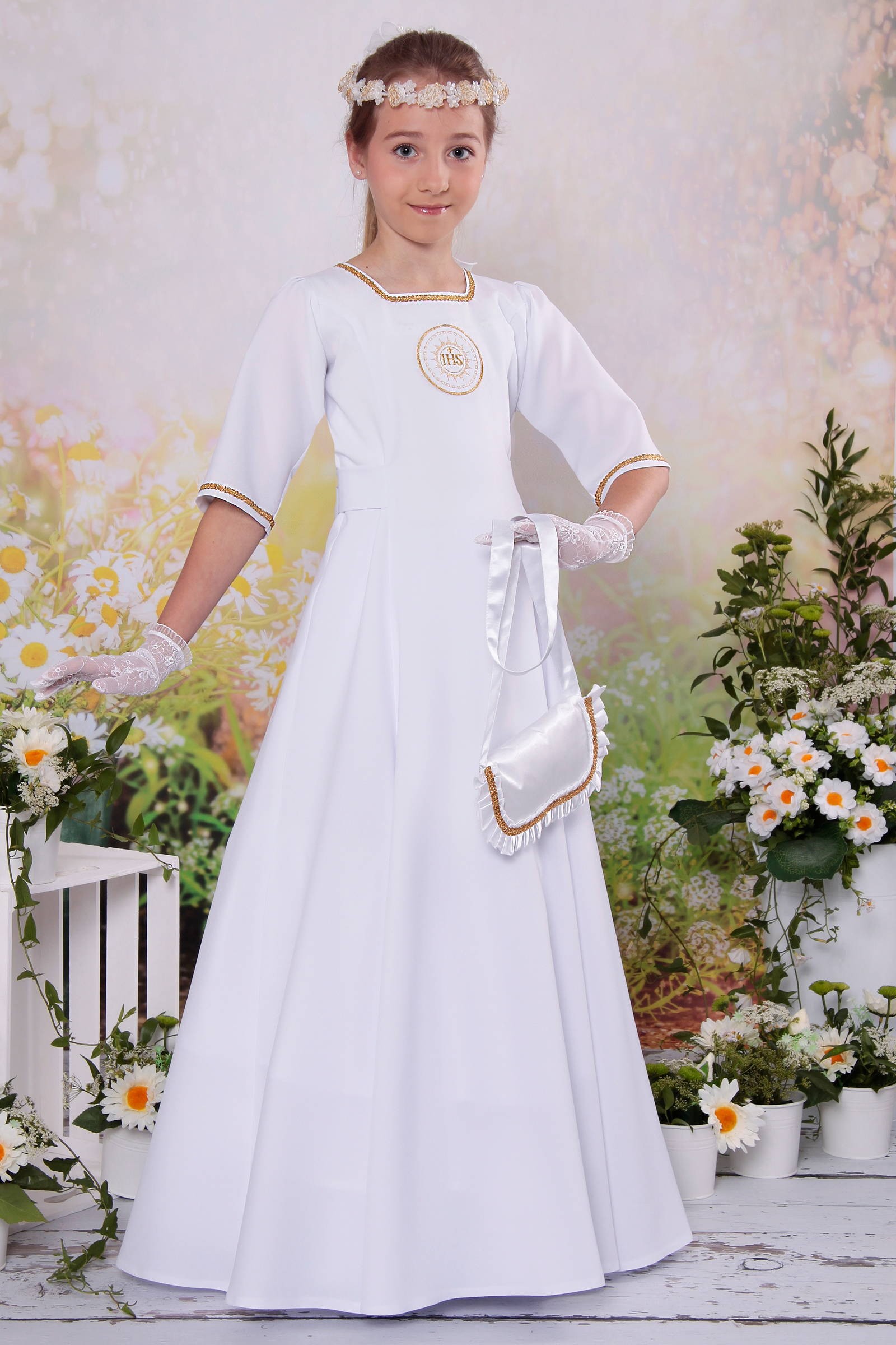 Robe de communion taille 3/UK-ST - obraz 0
