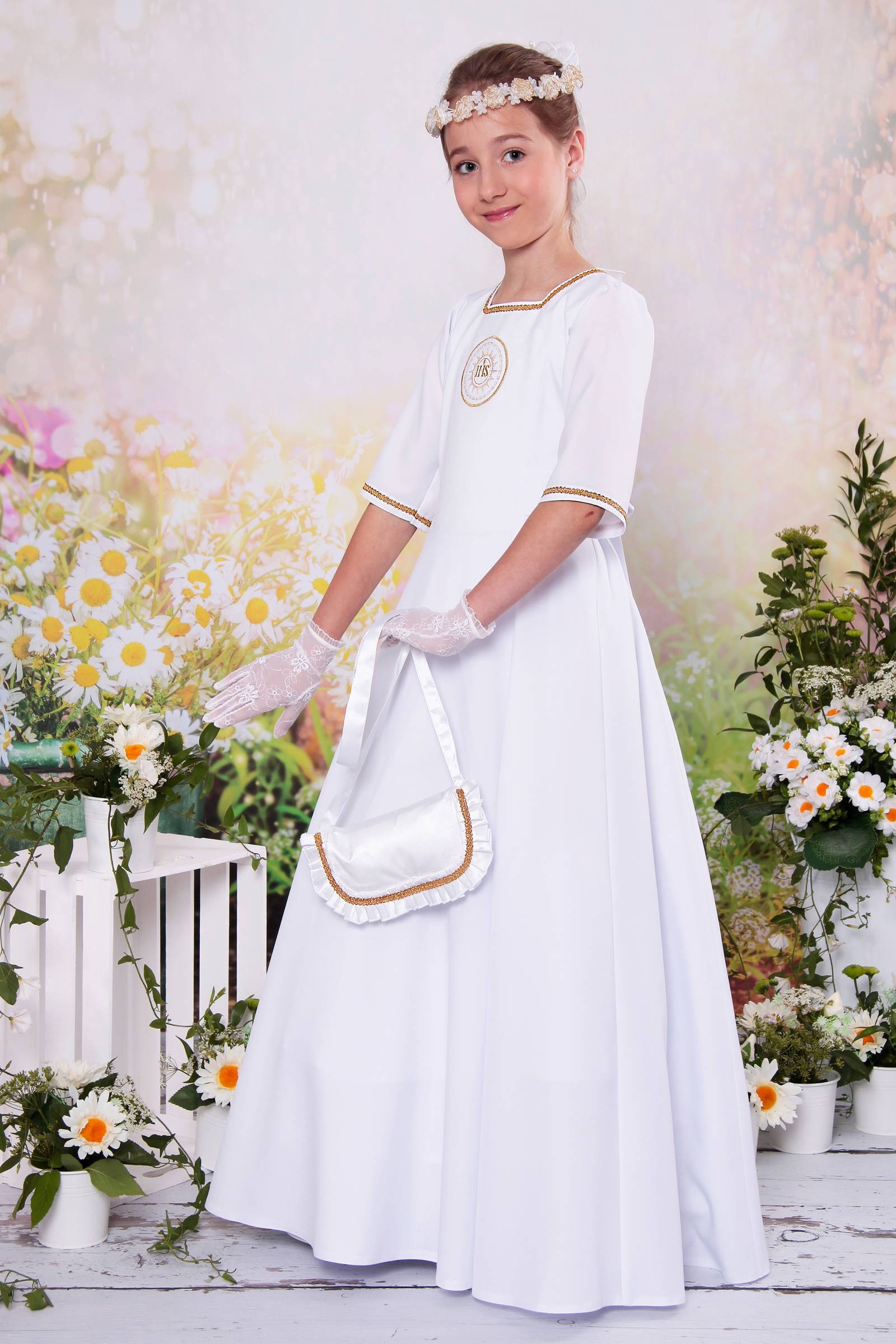 Robe de communion taille 3/UK-ST - obraz 3