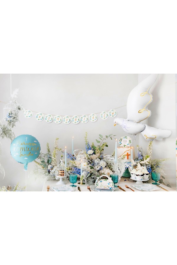 Ballon de communion colombe printemps Ballon de communion colombe printemps - obraz 2