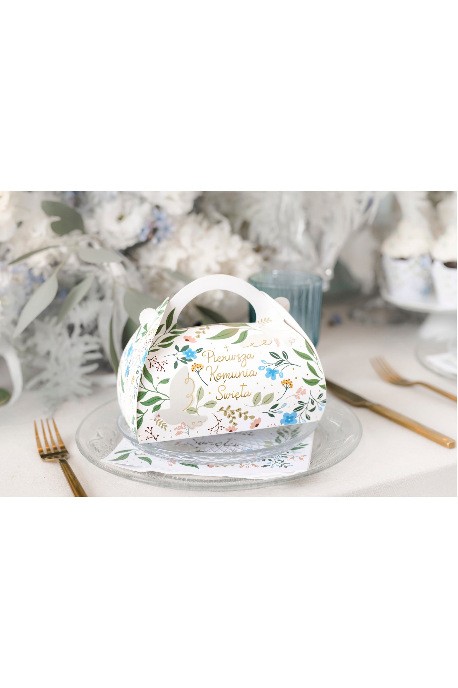 Boîte à gâteau de communion Printemps - obraz 2