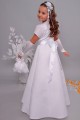 Satin communion dress 6a/UK-ST - obraz 6