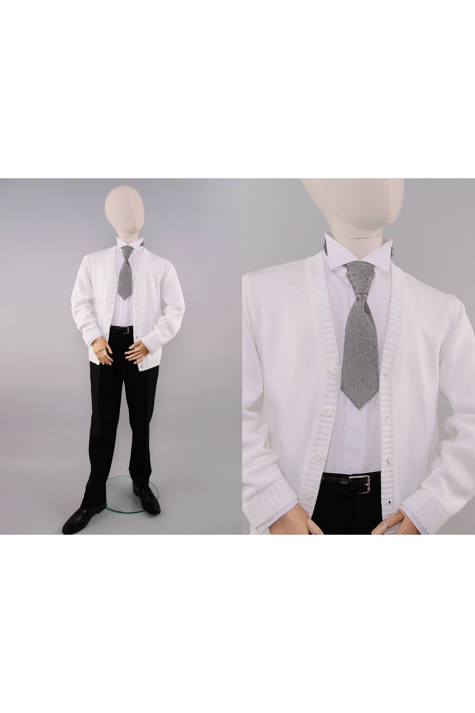 Communion necktie UK-KRgr graphite - obraz 2