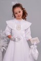 Satin communion dress 14/UK-ST - obraz 2