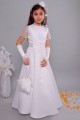 Robe de communion en satin 12/UK-ST - obraz 3