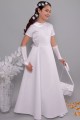 Robe de communion en satin 13/UK-ST - obraz 3