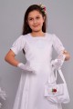 Robe de communion en satin 9/UK-ST - obraz 4