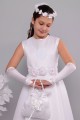 Robe de communion en satin 17/UK-ST - obraz 1