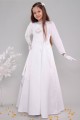 Satin communion dress 10/UK-ST - obraz 6