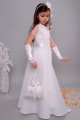 Robe de communion en satin 12/UK-ST - obraz 4