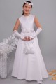 Robe de communion en satin 17/UK-ST - obraz 3