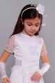 Robe de communion en satin 12/UK-ST - obraz 5