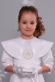 Satin communion dress 14/UK-ST - obraz 1