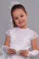 Robe de communion en satin 15/UK-ST - obraz 1