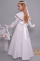 Satin communion dress 11/UK-ST - obraz 6