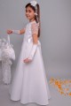 Robe de communion en satin 12/UK-ST - obraz 6